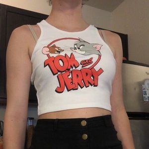 Tom and Jerry Crop Top